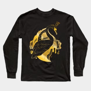 Gold Swan Queen Long Sleeve T-Shirt